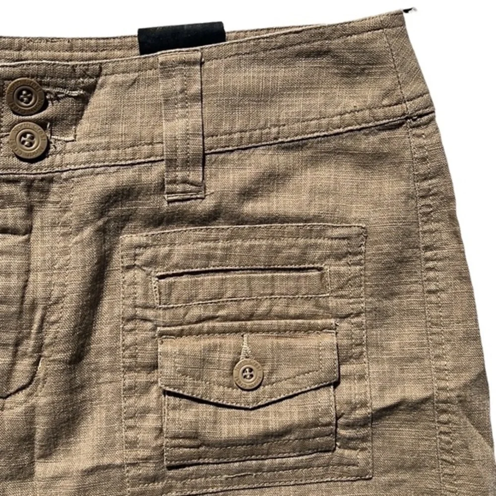 Northcrest liberty khaki patch pocket shorts Size 8 new